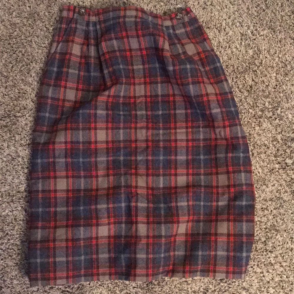 Homemade wool skirt